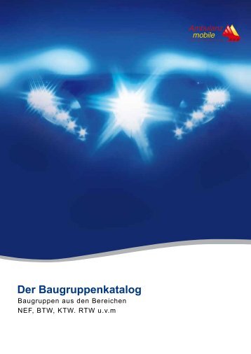 Der Baugruppenkatalog - ATOS Ambulanz Mobile