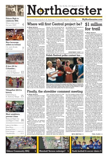 $1 million for trail - Northeaster Newspaper
