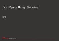 BrandSpace Design Guidelines - Westfield Pop-Up