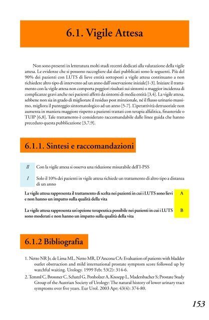 4.3.1 Sintesi e raccomandazioni - Biblioteca Medica