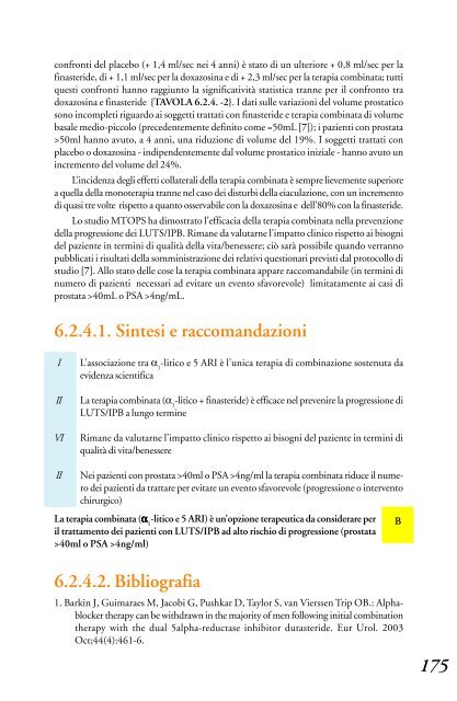 4.3.1 Sintesi e raccomandazioni - Biblioteca Medica