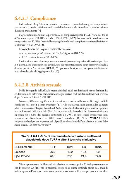 4.3.1 Sintesi e raccomandazioni - Biblioteca Medica