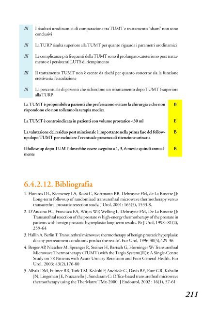 4.3.1 Sintesi e raccomandazioni - Biblioteca Medica