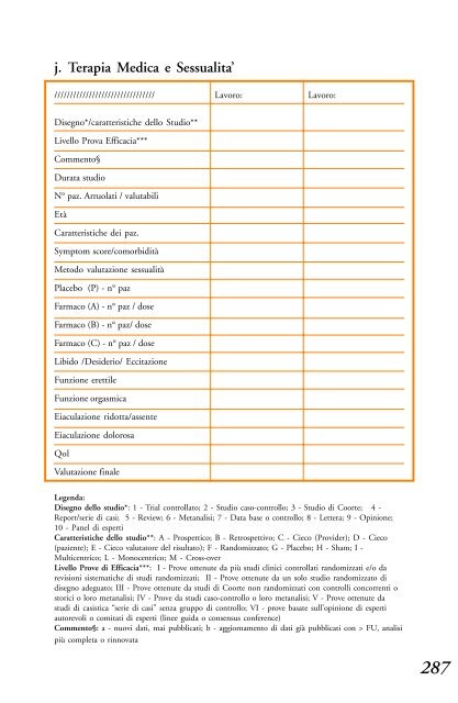 4.3.1 Sintesi e raccomandazioni - Biblioteca Medica