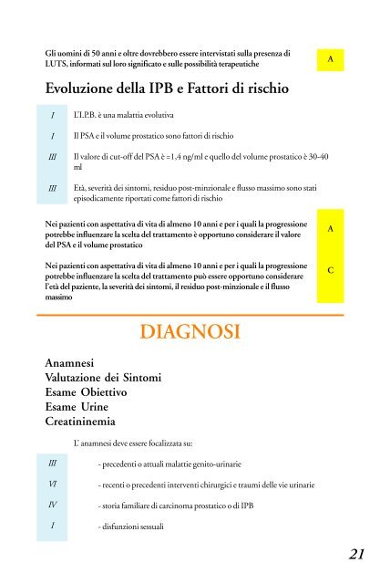 4.3.1 Sintesi e raccomandazioni - Biblioteca Medica