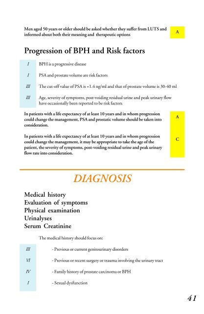 4.3.1 Sintesi e raccomandazioni - Biblioteca Medica