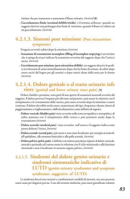 4.3.1 Sintesi e raccomandazioni - Biblioteca Medica