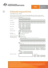 Estimate request form - PSS