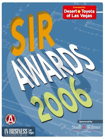 SIR Awards 2006 - Las Vegas Sun