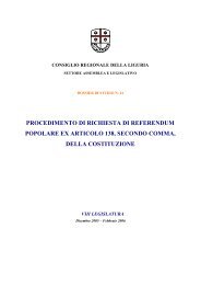procedimento di richiesta di referendum popolare ex articolo 138 ...