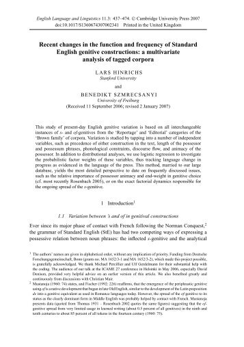 uncorrected page proofs (.pdf) - Benedikt Szmrecsanyi