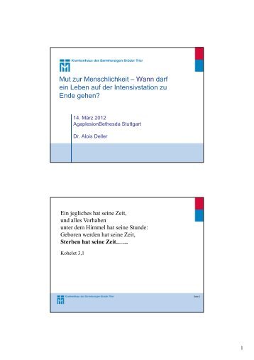 Die Folien des Vortrags von Dr. Deller kÃ¶nnen hier als pdf-Datei ...