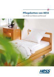 Pflegebetten von HESS - HESS Medizintechnik AG