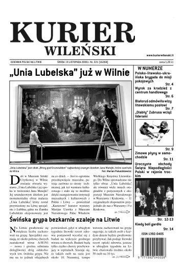 „Unia Lubelska” już w Wilnie