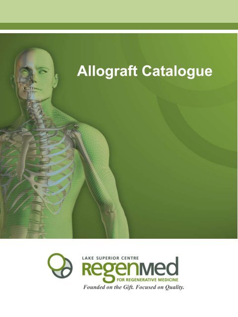 Allograft Catalogue - RegenMed