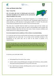 Litter and Waste Action Plan - Green Schools Ireland