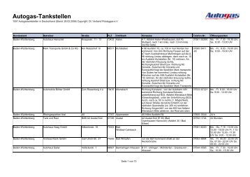 Autogas-Tankstellen - LPG-Techniek Van Meenen