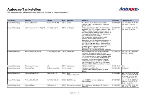 Autogas-Tankstellen - LPG-Techniek Van Meenen