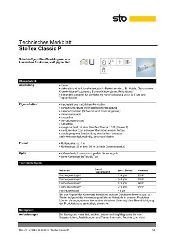 Technisches Merkblatt (PDF) - Farbenbote