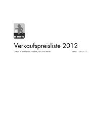 Verkaufspreisliste 2012 - Kindermöbel de Breuyn