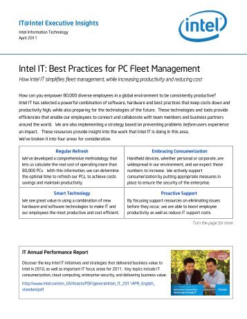 Intel: Best Practices for PC Fleet Management