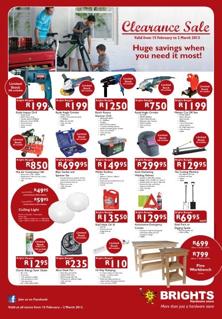 hardware store catalogue