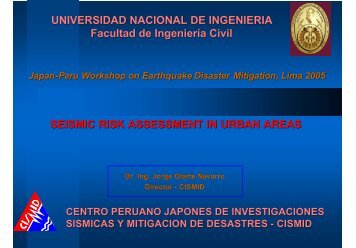 Methodology to Vulnerability and Seismic Risk Assessment
