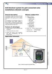 Anti-blackout System For Grid Connected solar Installations