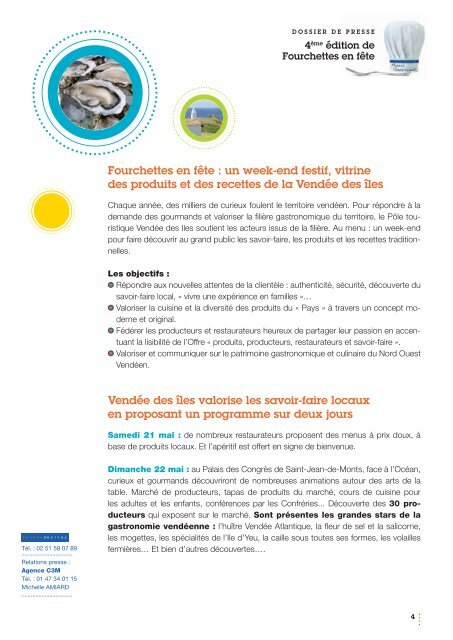 Dossier de Presse Fourchettes en FÃªte 2011 - Agence C3M