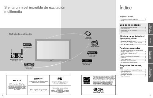 Para ver la televisiÃ³n (ContinuaciÃ³n) - Panasonic