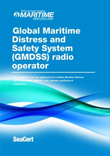 GMDSS Radio Operator Certificate of Competency - Maritime New ...