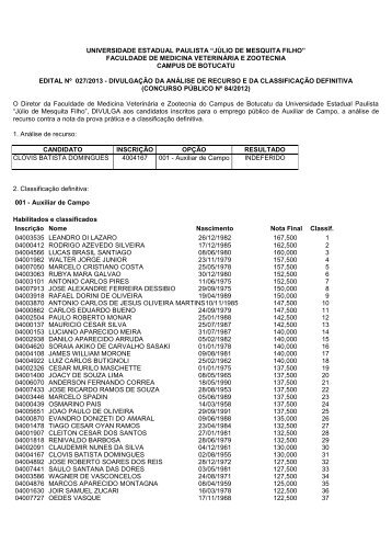 universidade estadual paulista “júlio de mesquita filho”