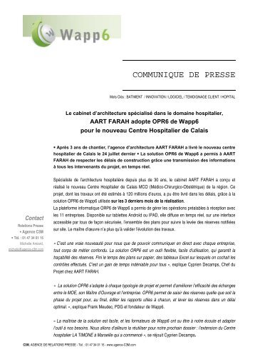 communique de presse - C3M