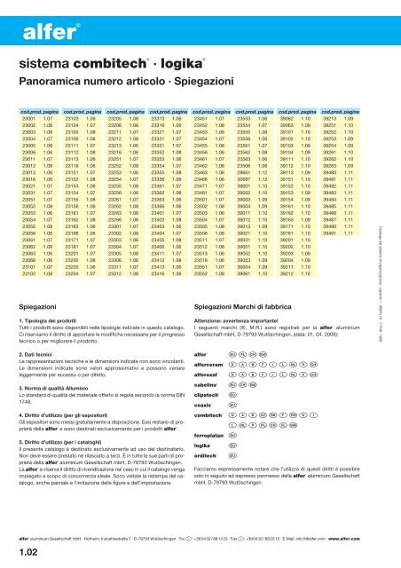 Catalogo del sistema di organizzazione, capitolo 1 (PDF)