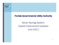 Florida Governmental Utility Authority Seven Springs System ... - FGUA