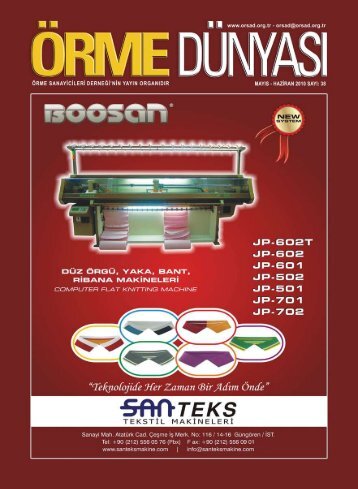 mayıs-haziran - Örme Sanayicileri Derneği