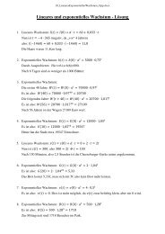 Lineares und exponentielles Wachstum - LÃ¶sung - Mathe-oli.de