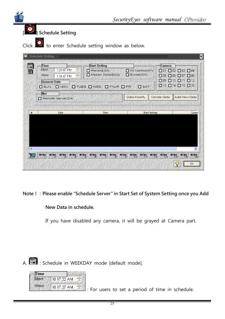 SecurityEyes software manual - Platinum CCTV Downloads