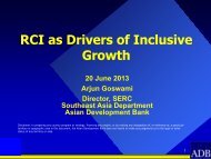 RCI as Drivers of Inclusive Growth (PPT)