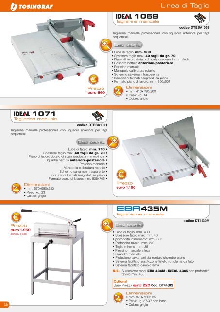 catalogo/listino Ufficio - UtilGraph.it