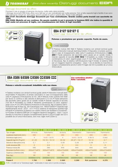 catalogo/listino Ufficio - UtilGraph.it