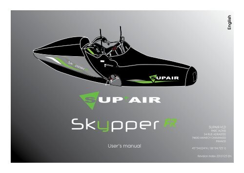 User's manual - Sup'Air