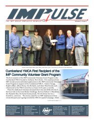 IMPulse Volume 4, Issue 2 - Spring 2013 - IMP Group