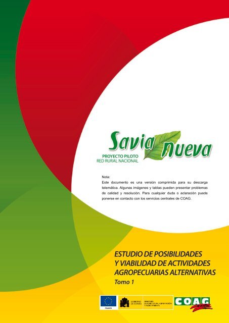 estudio de posibilidades y viabilidad de actividades ... - Coag