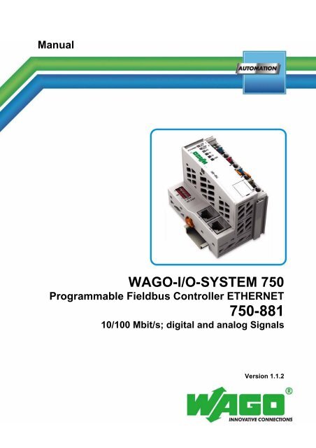 Wago 750-610 Stromversorgung 24VDC Power Supply 