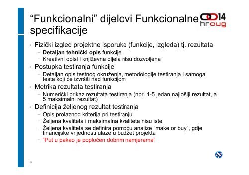 Funkcionalne Funkcionalne specifikacije p j kao Å¡vicarski ... - HrOUG