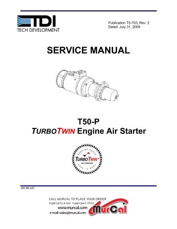 T50-P Service Manual - MurCal, Inc.