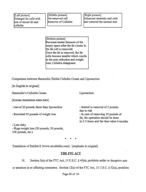 Complaint for Permanent Injunction and Other Equitable Relief