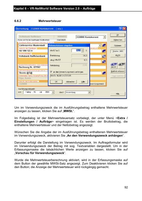 VR-NetWorld Software Version 2.0 - Volksbank Hellweg eG