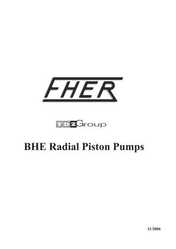 Radial piston pumps - Fher